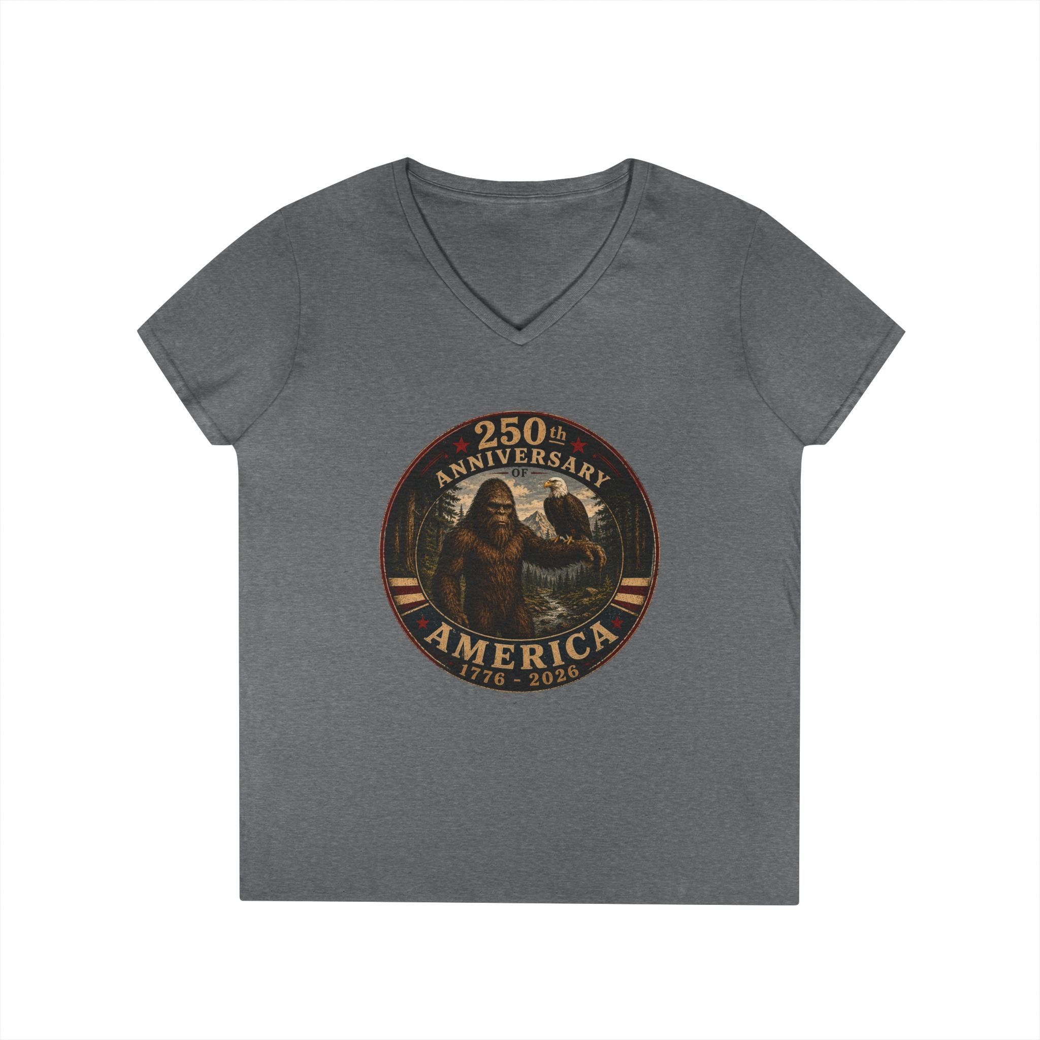 Limited Edition: 250th Anniversary America Ladies' V-Neck T-Shirt