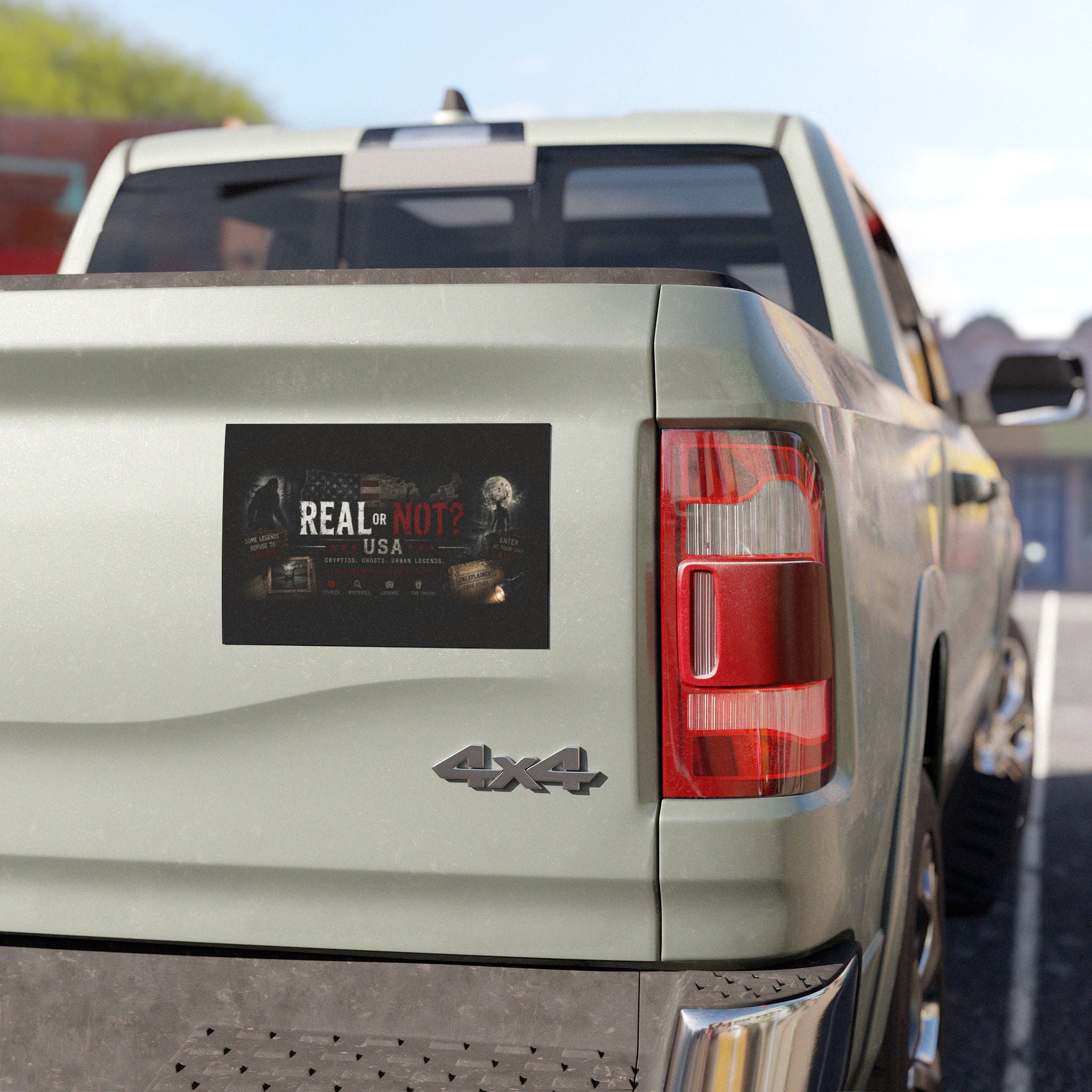 Real or Not? USA Paranormal Car Magnet