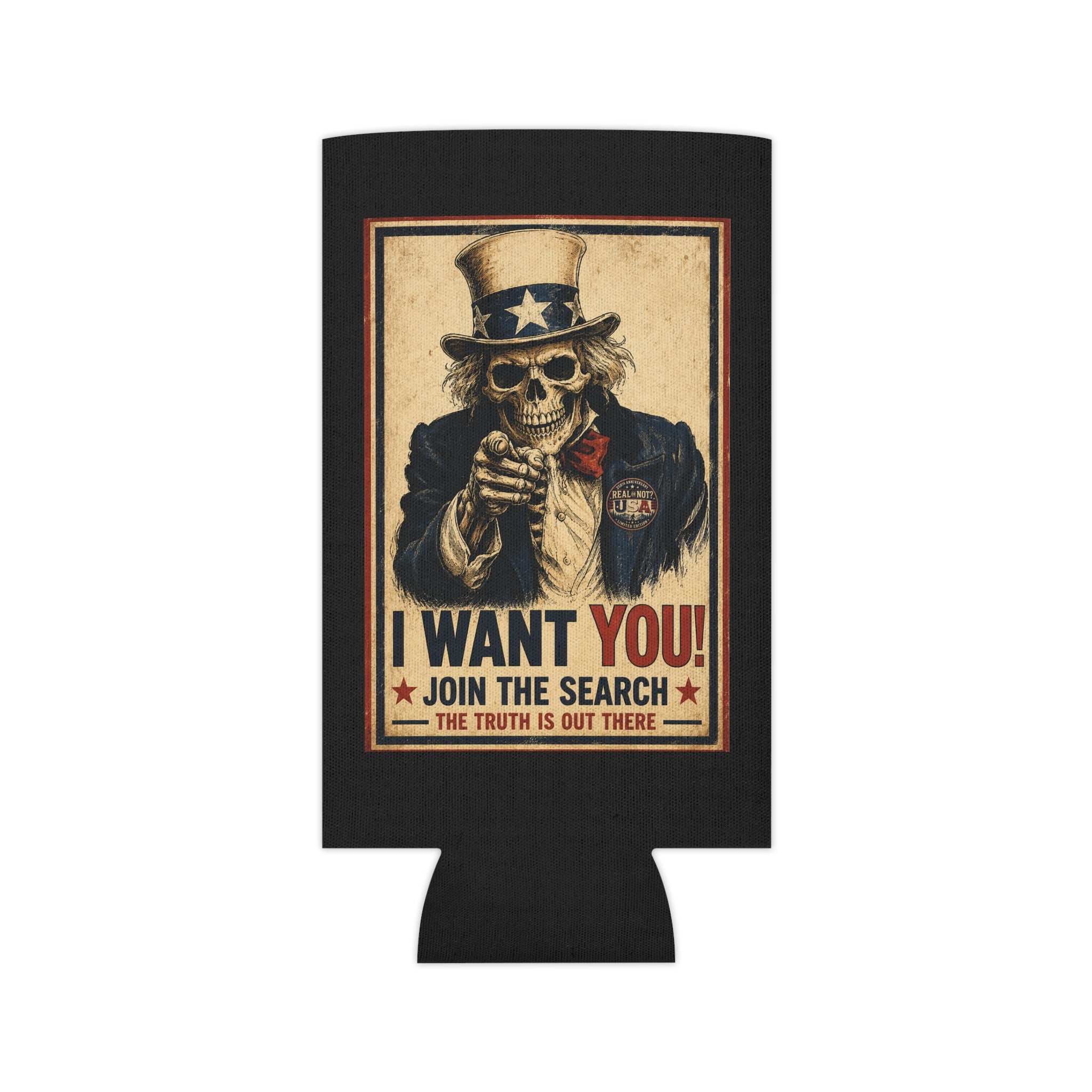 Uncle Sam Skull Limited Edition 250th USA Anniversary Koozie