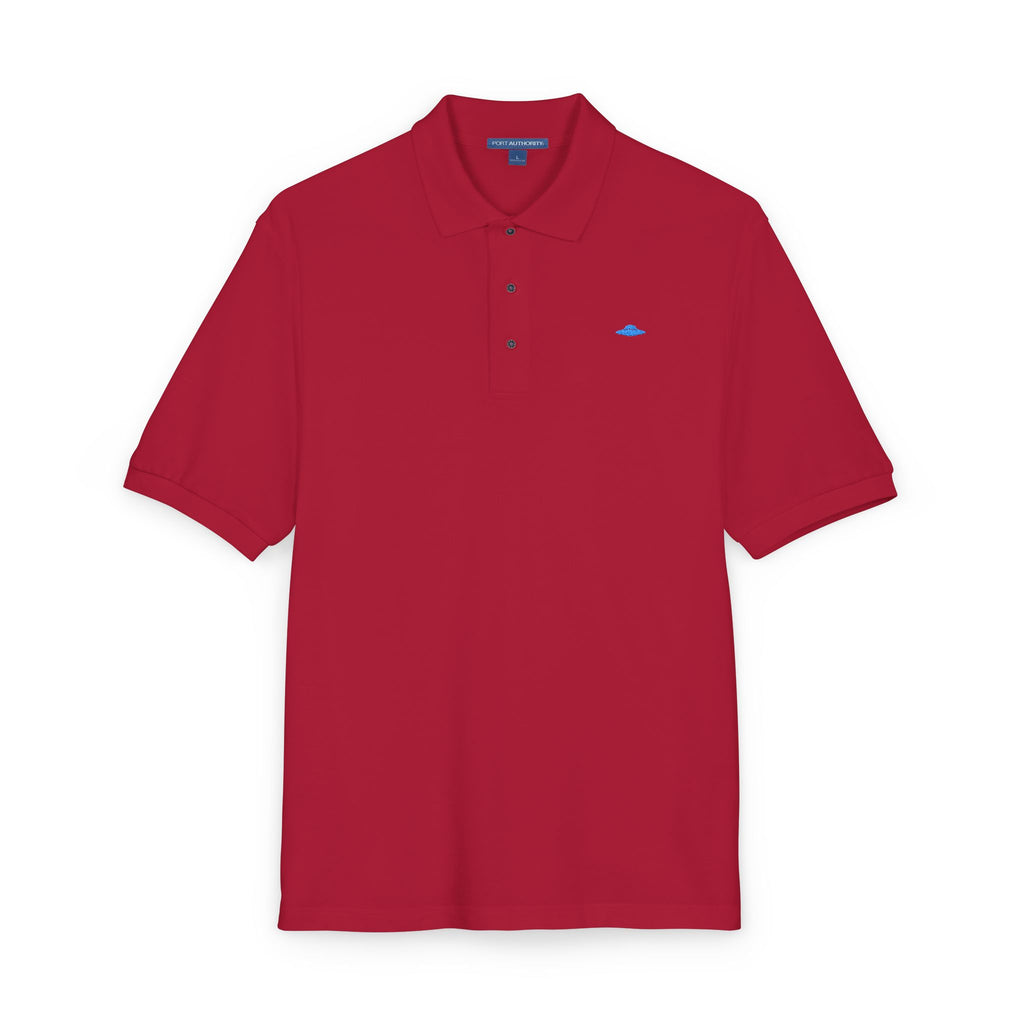 UFO Polo Blue Silhouette
