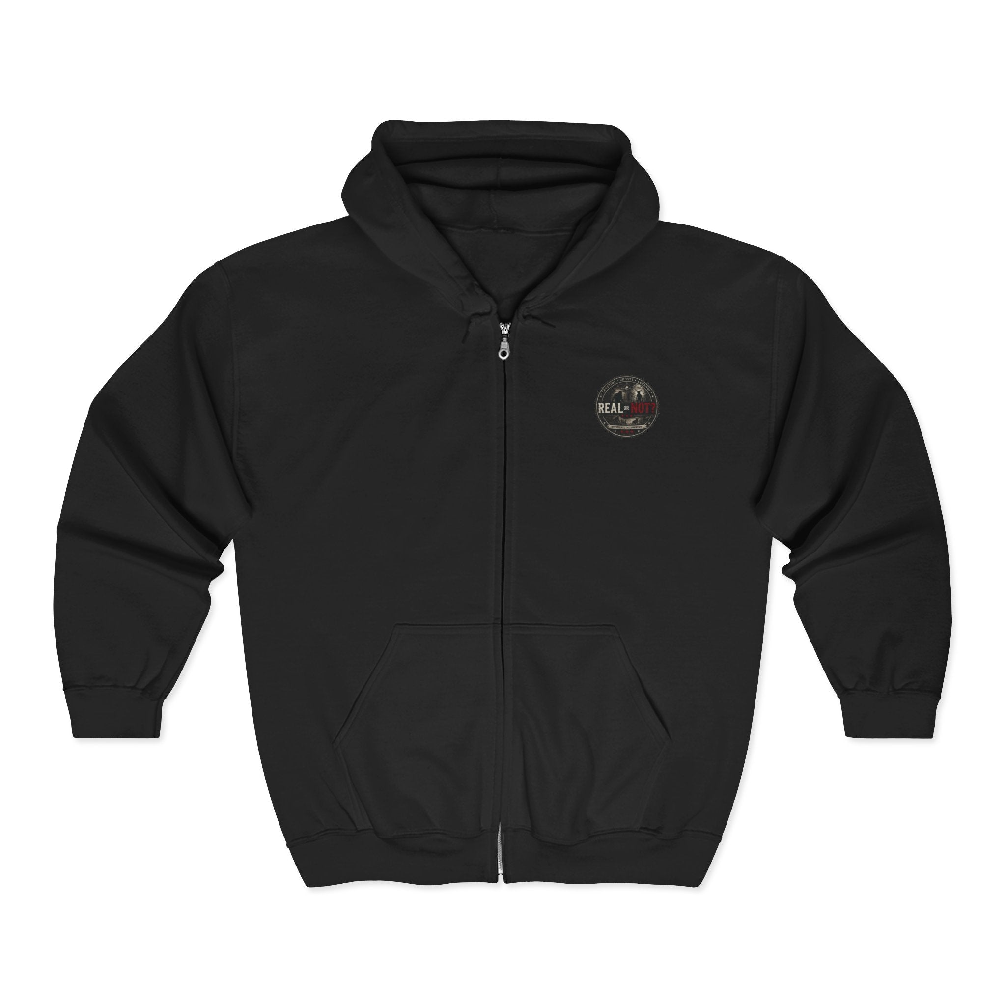 Official Real or Not? USA Full‑Zip Hooded Sweatshirt