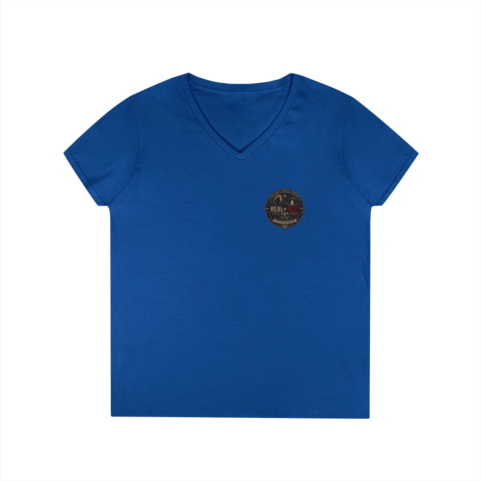 Real or Not? USA Women's V-Neck T-Shirt
