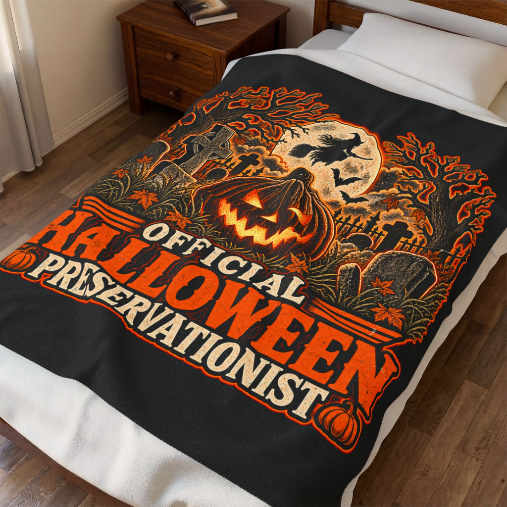 Halloween Preservationist v.1 Plush Blanket