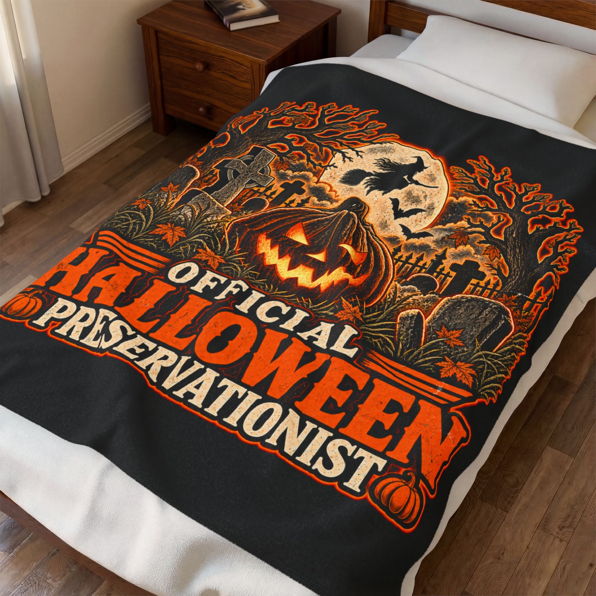 Halloween Preservationist v.1 Plush Blanket