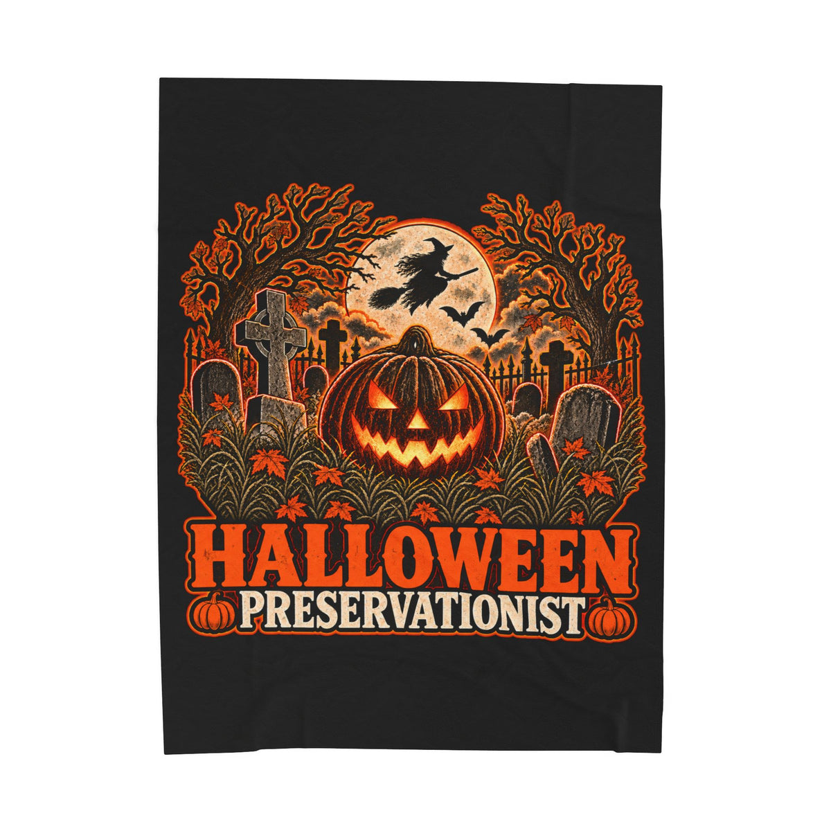 Halloween Preservationist v.1 Plush Blanket