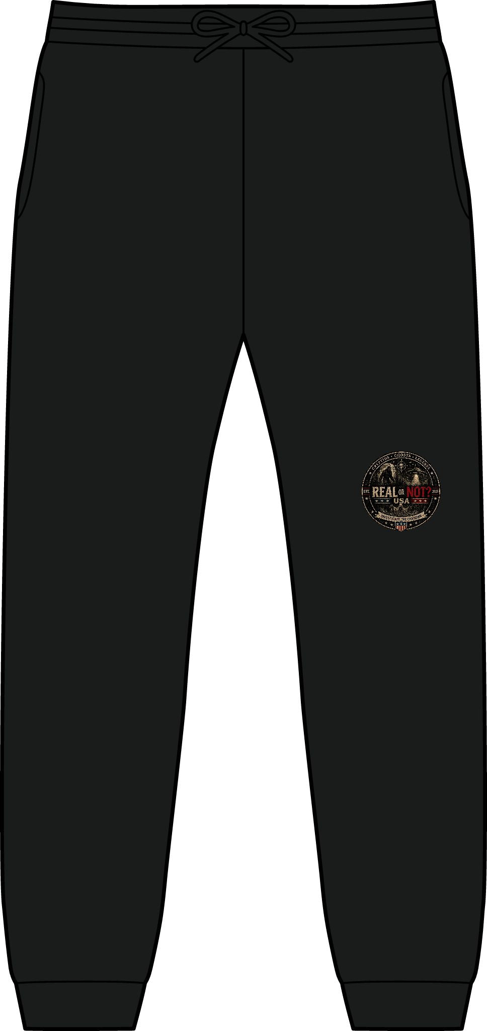 Real Or Not? USA Vintage Joggers — Casual Pocket Sweatpants