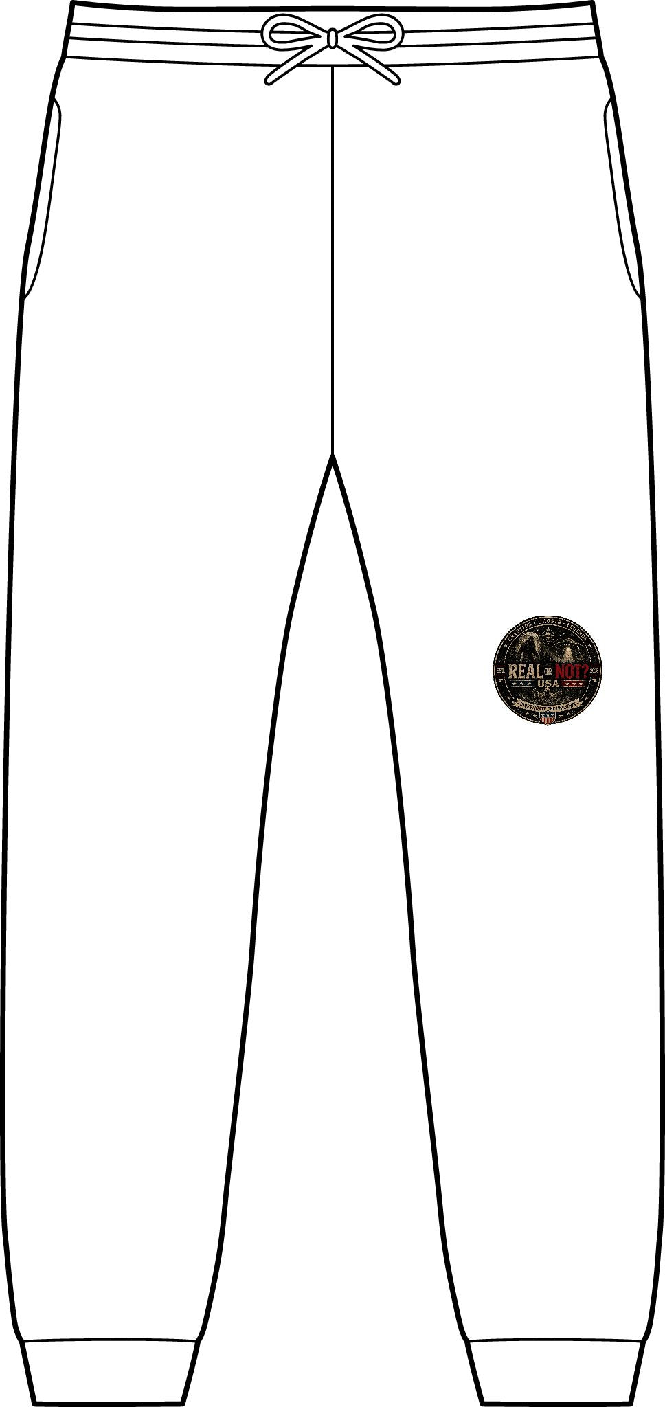 Real Or Not? USA Vintage Joggers — Casual Pocket Sweatpants