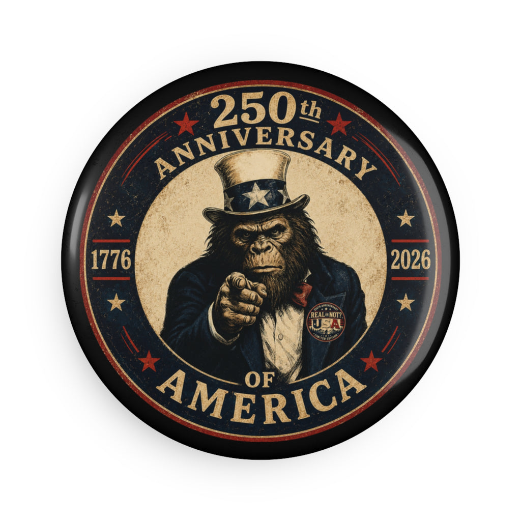 Limited Edition: Uncle Squatch 250th USA Anniversary Round Magnet