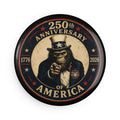 Limited Edition: Uncle Squatch 250th USA Anniversary Round Magnet