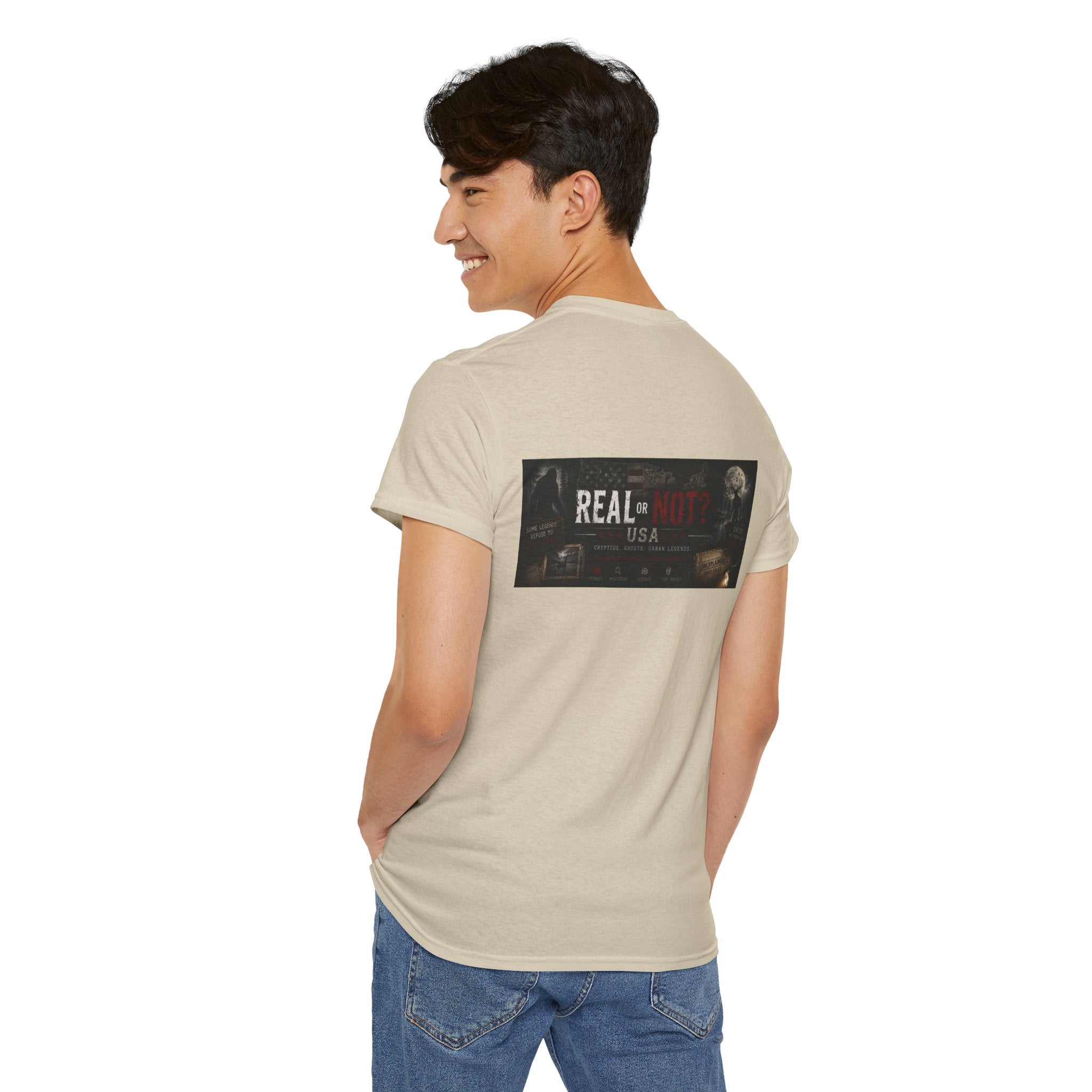 Official Real or Not? USA Vintage Graphic T-Shirt