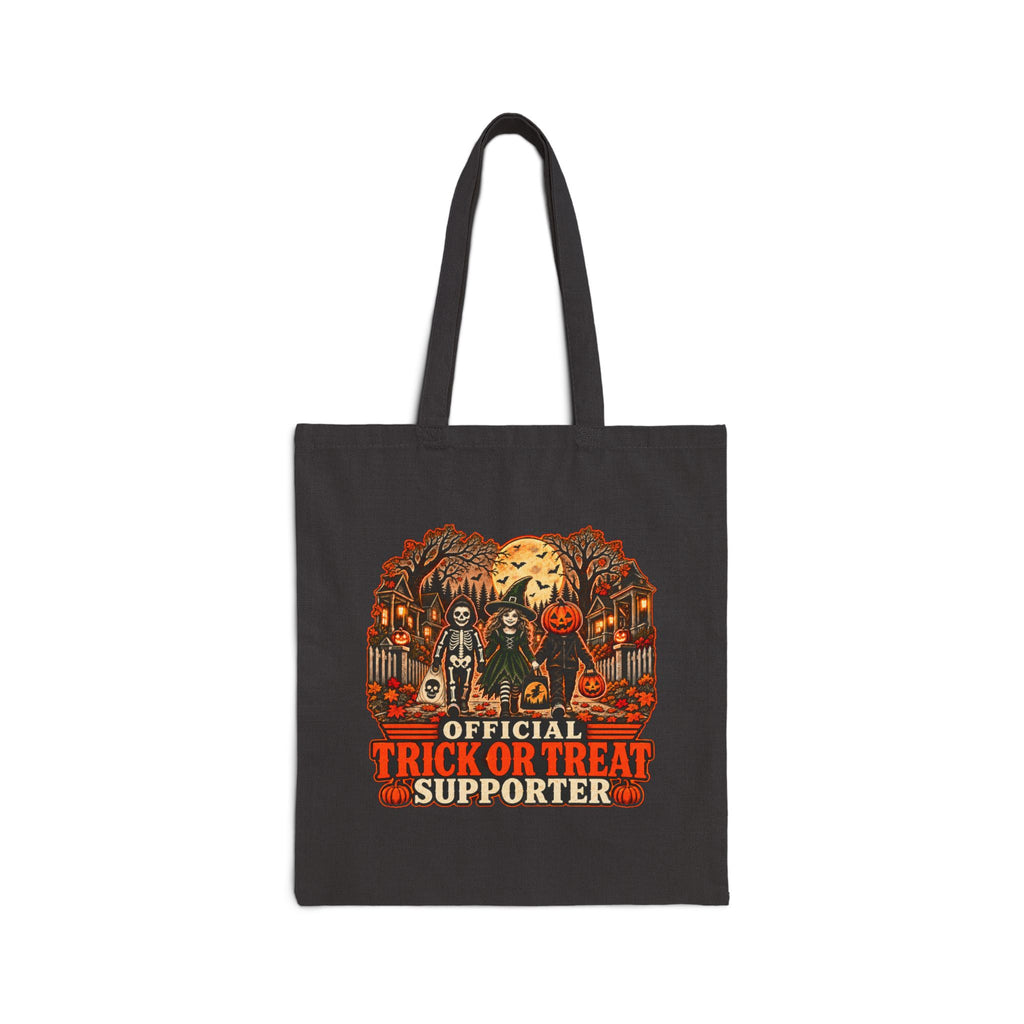 Trick or Treat Supporter Halloween Candy-Run Canvas Bag