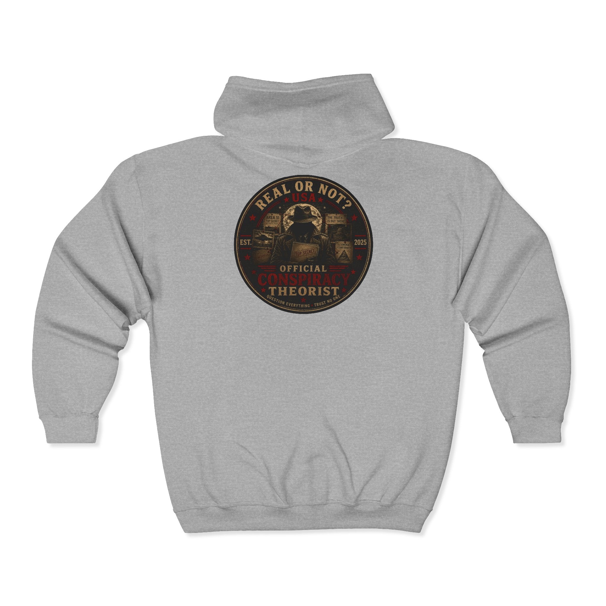 Conspiracy Theorist Zip Hoodie