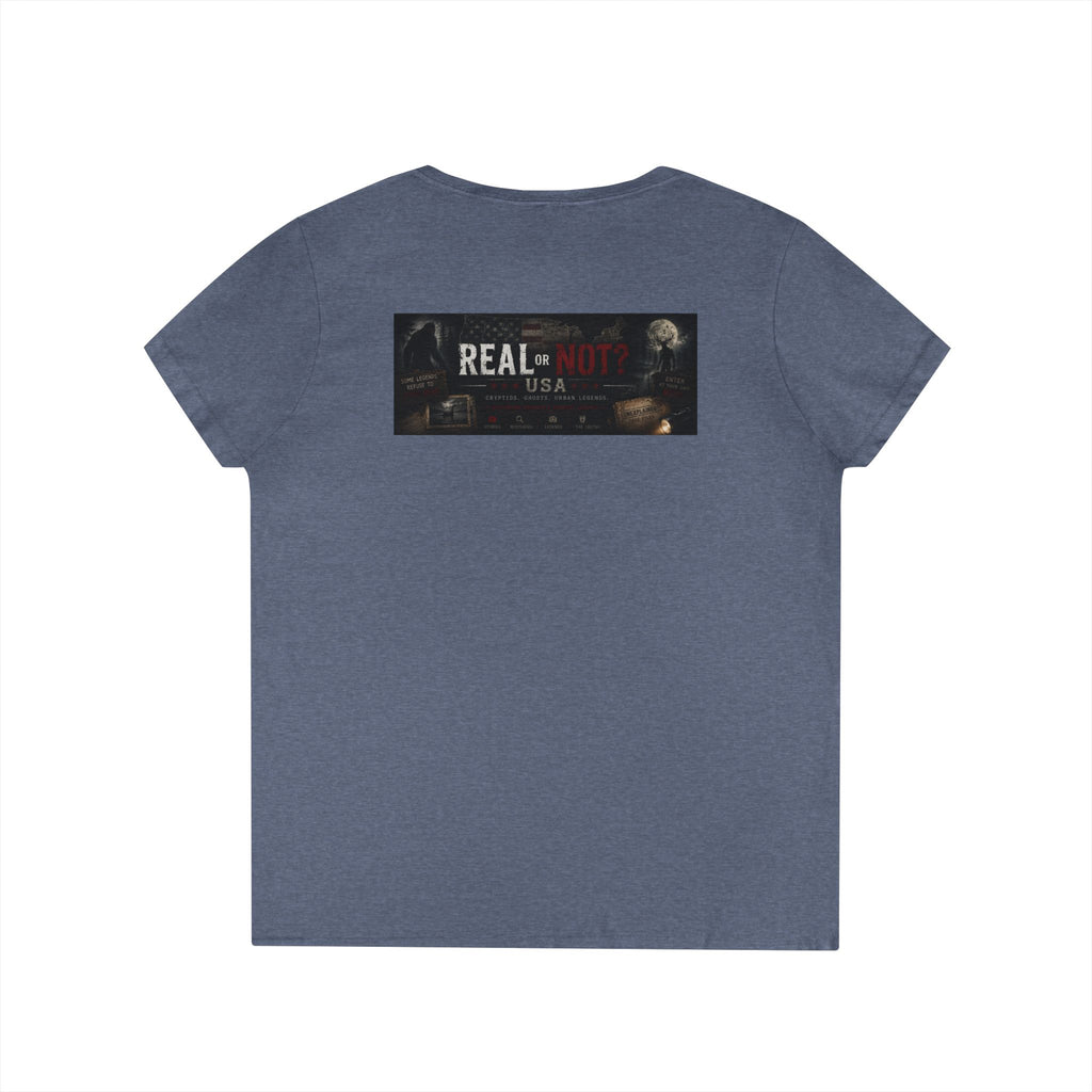 Real or Not? USA Women's V-Neck T-Shirt