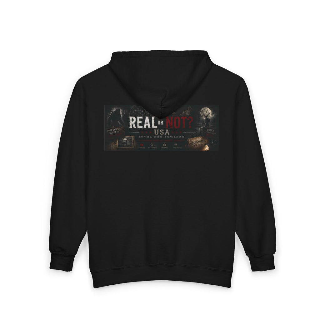 Official Real or Not? USA Full‑Zip Hooded Sweatshirt