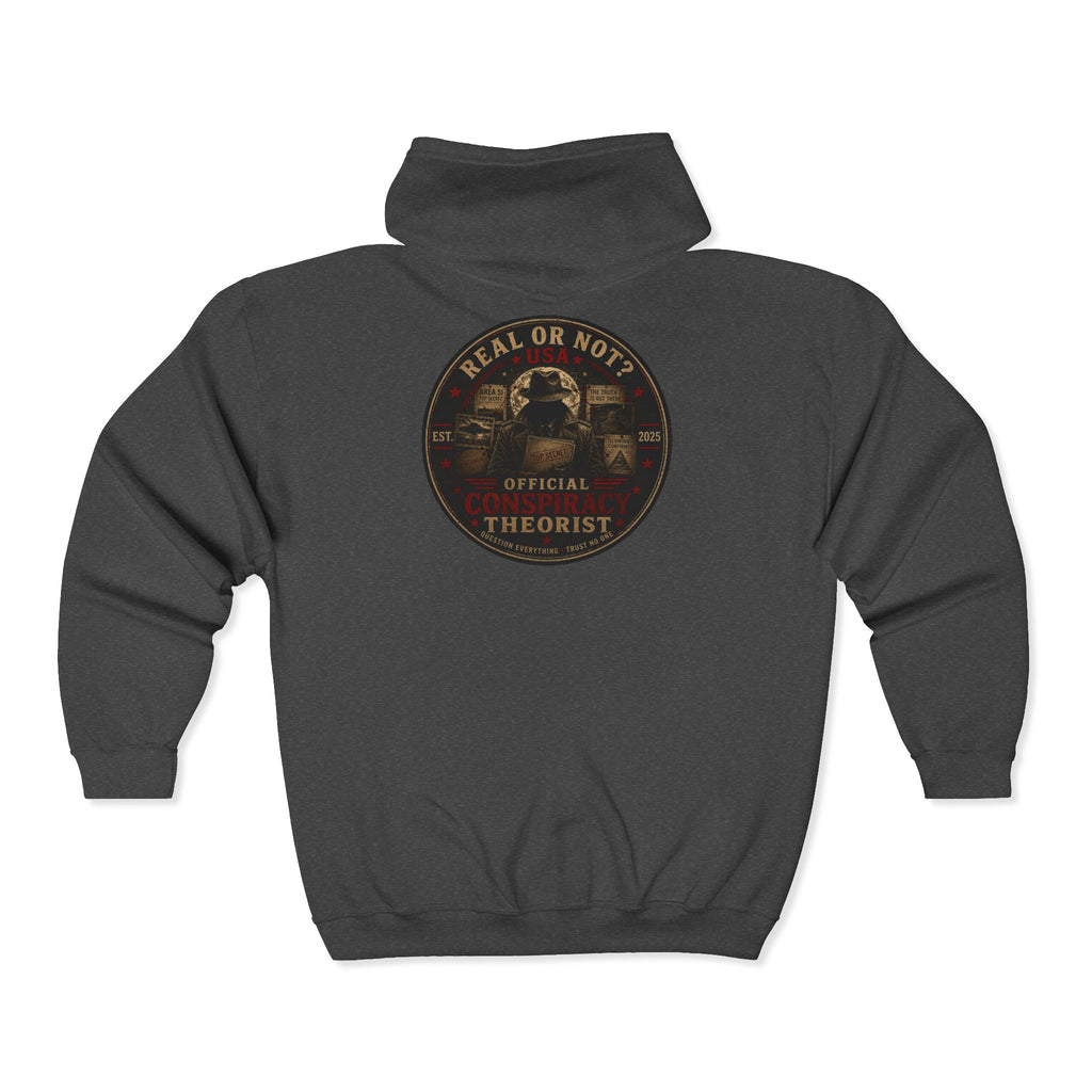 Conspiracy Theorist Zip Hoodie