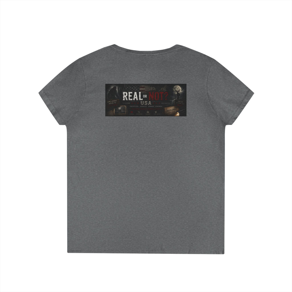 Real or Not? USA Women's V-Neck T-Shirt
