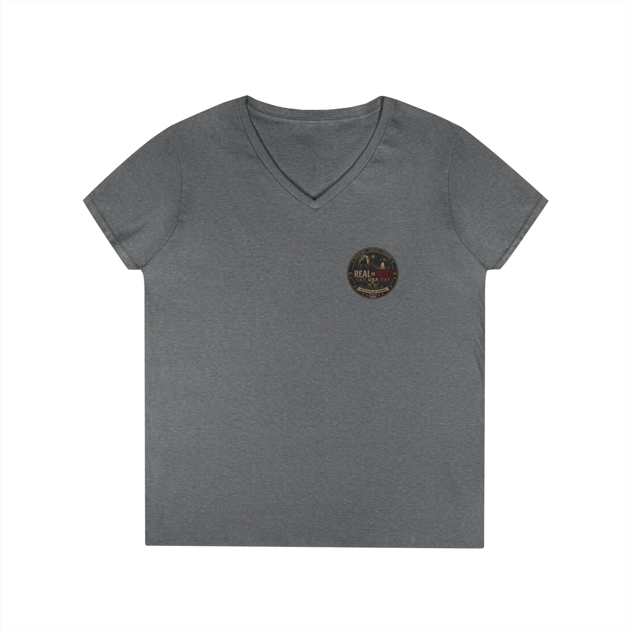Real or Not? USA Women's V-Neck T-Shirt