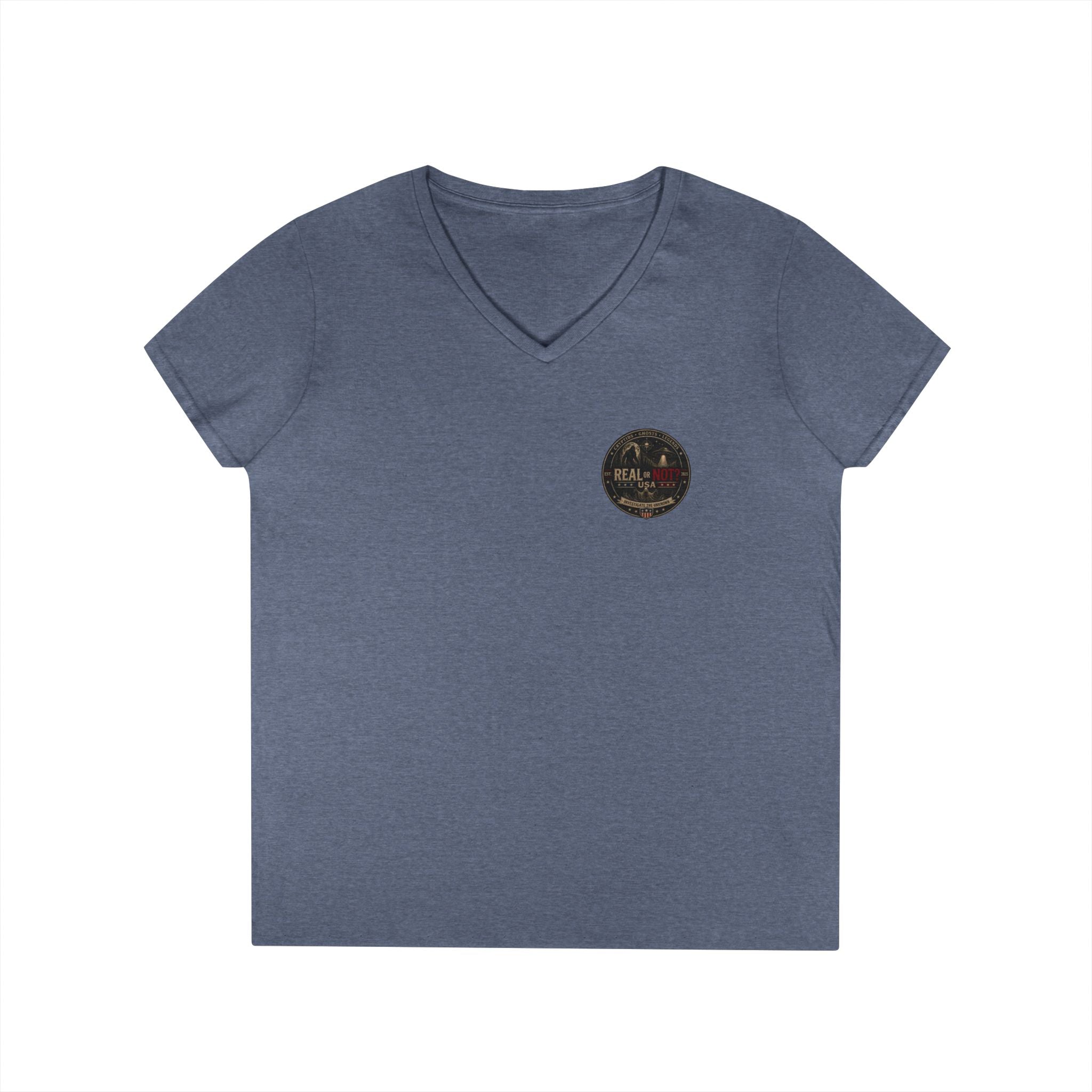 Real or Not? USA Women's V-Neck T-Shirt