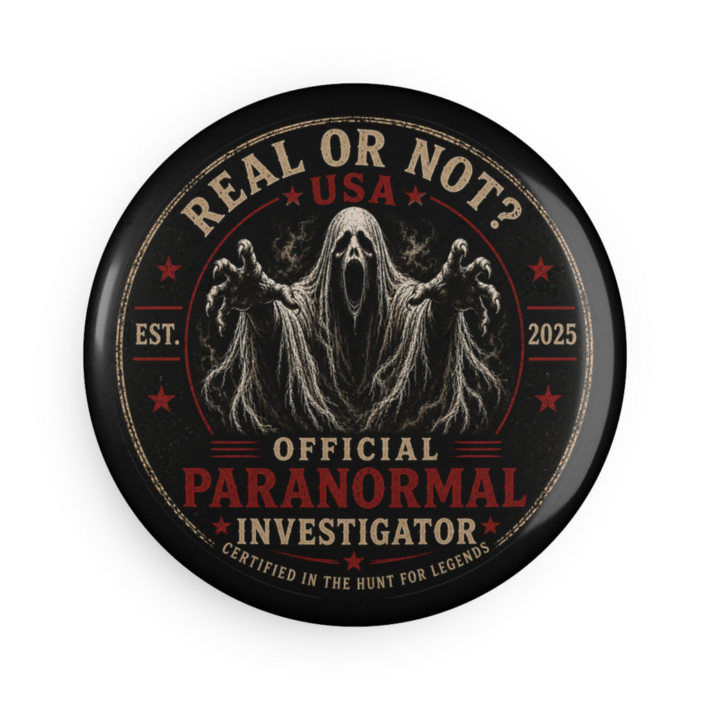 Paranormal Investigator Round Magnet