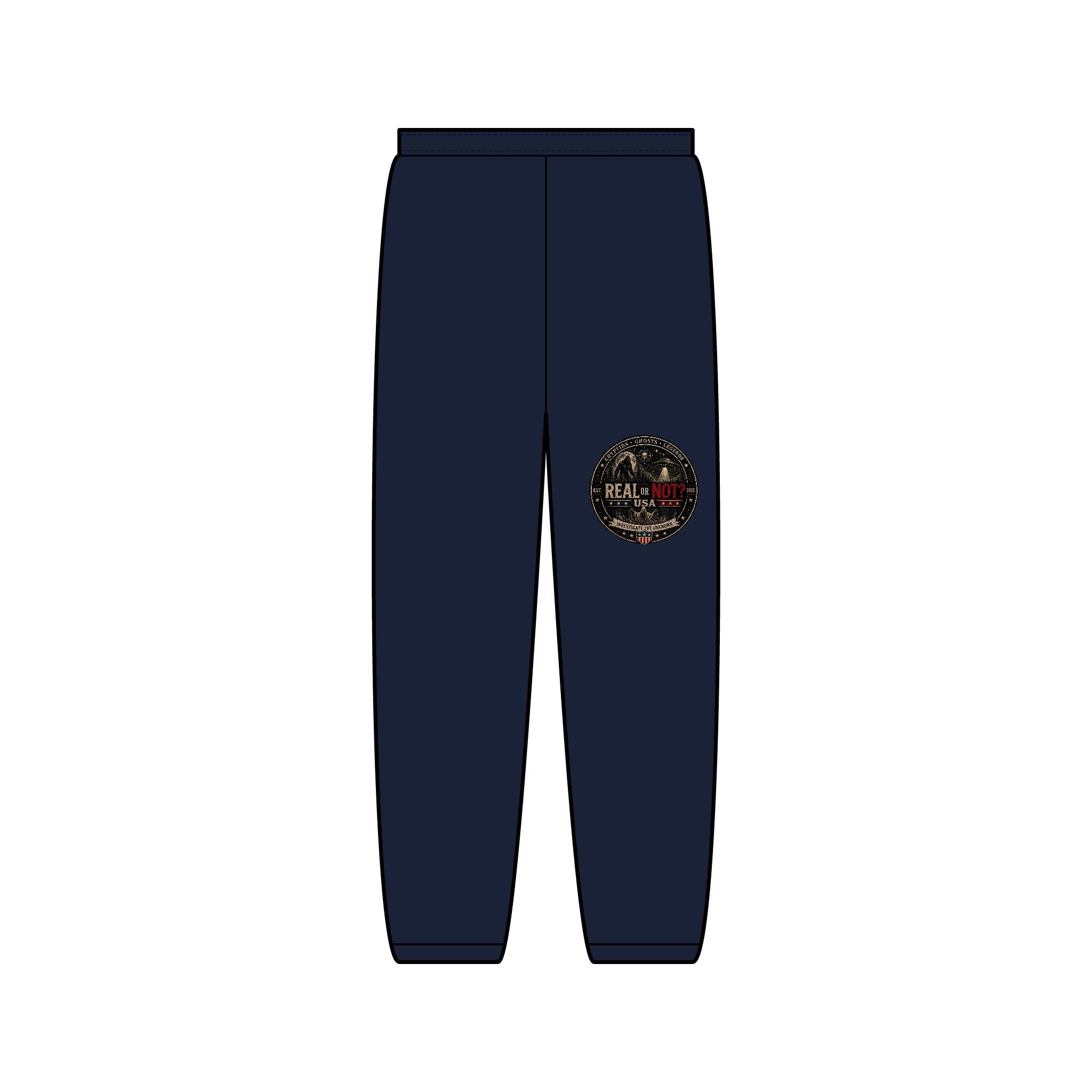 Classic Crew Sweatpants with Vintage Patch Logo