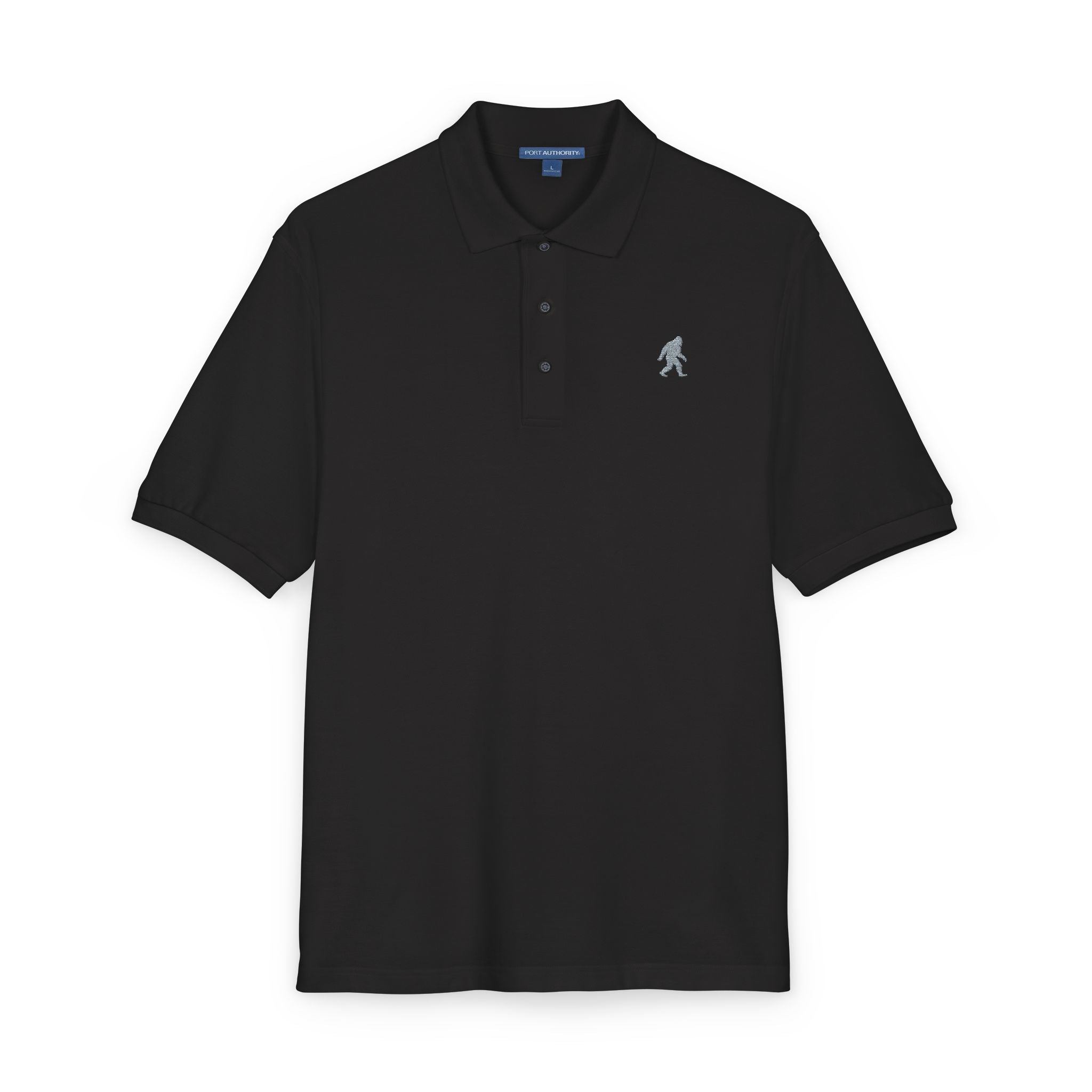 Bigfoot Polo Gray Silhouette