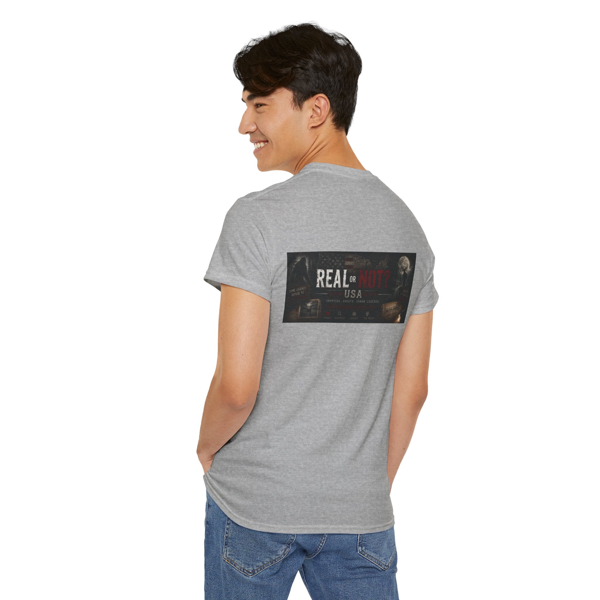 Official Real or Not? USA Vintage Graphic T-Shirt
