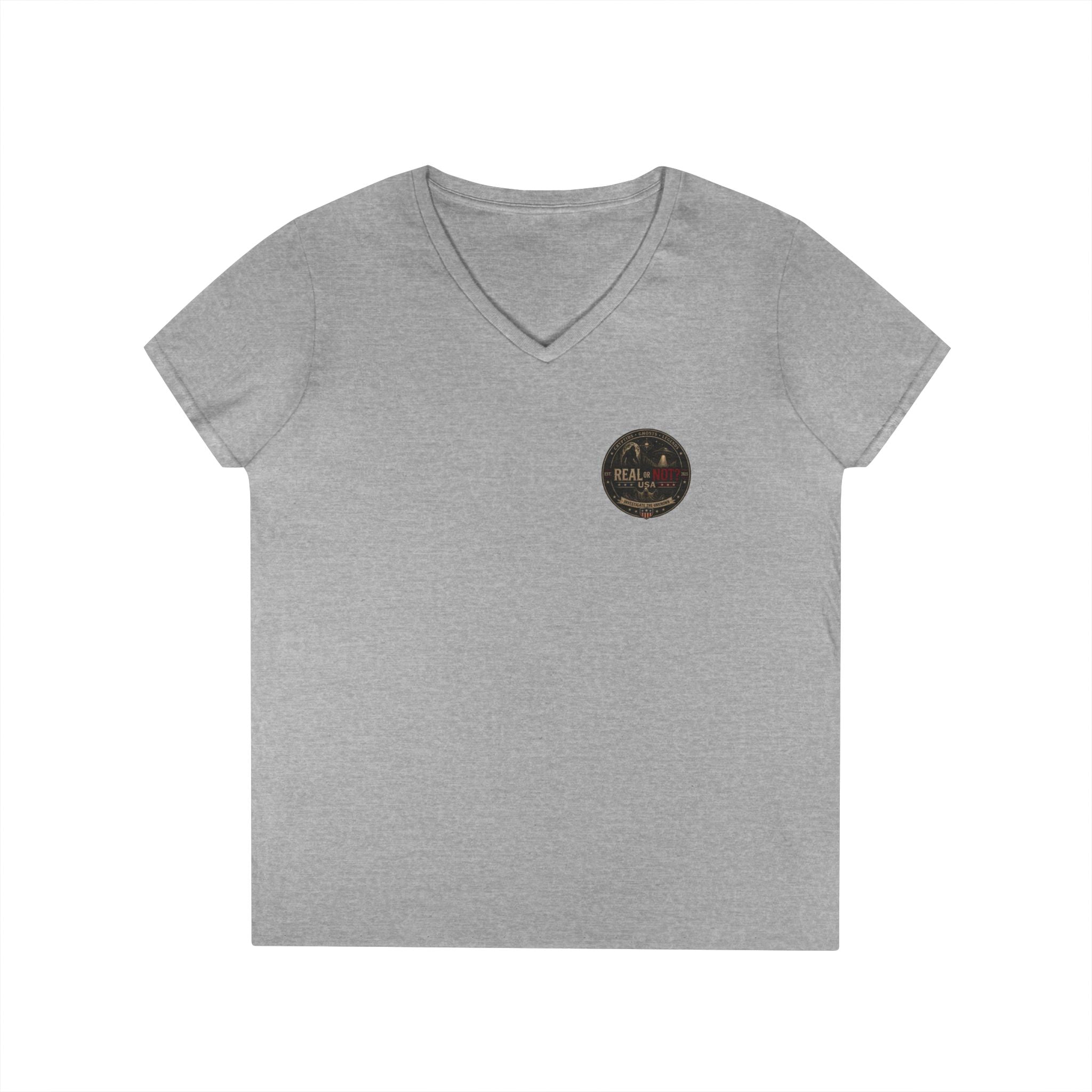 Real or Not? USA Women's V-Neck T-Shirt