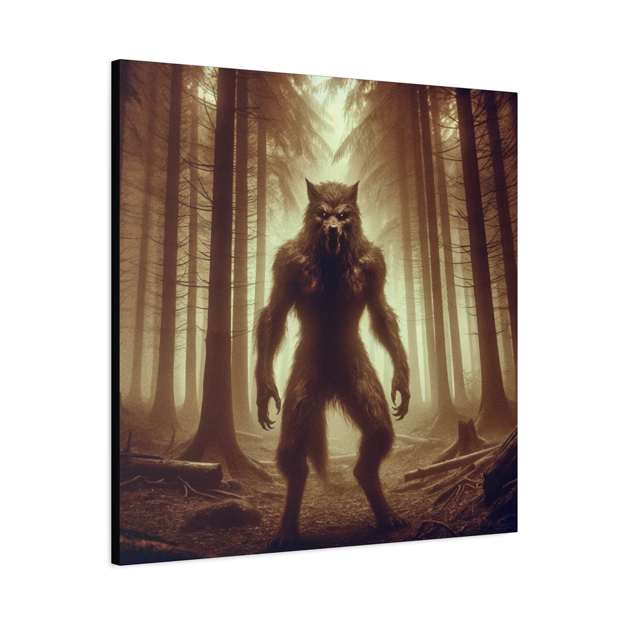 Werewolf Matte Canvas Vintage Art