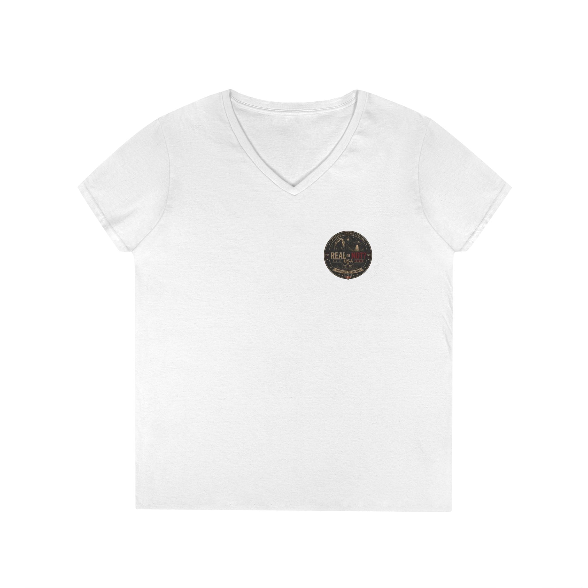 Real or Not? USA Women's V-Neck T-Shirt