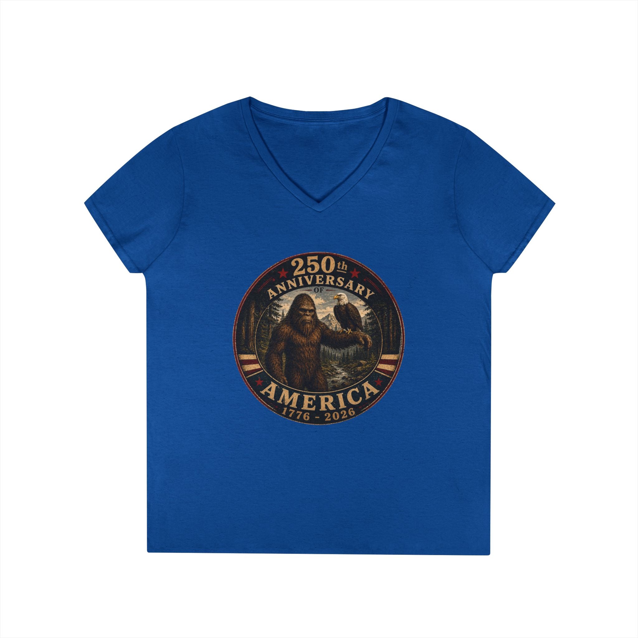 Limited Edition: 250th Anniversary America Ladies' V-Neck T-Shirt