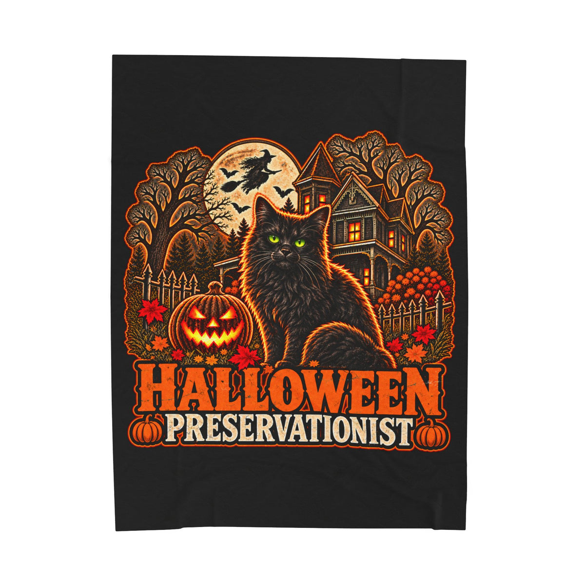 Halloween Preservationist v.2 Plush Blanket