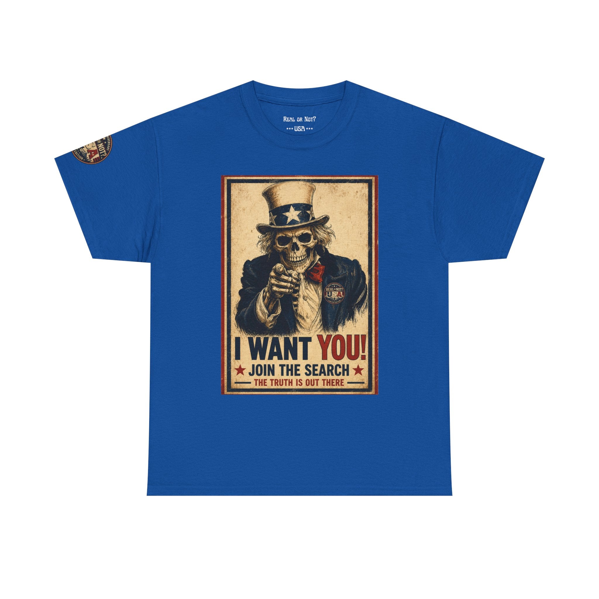 Uncle Sam Skull Limited Edition 250th USA Anniversary T- Shirt