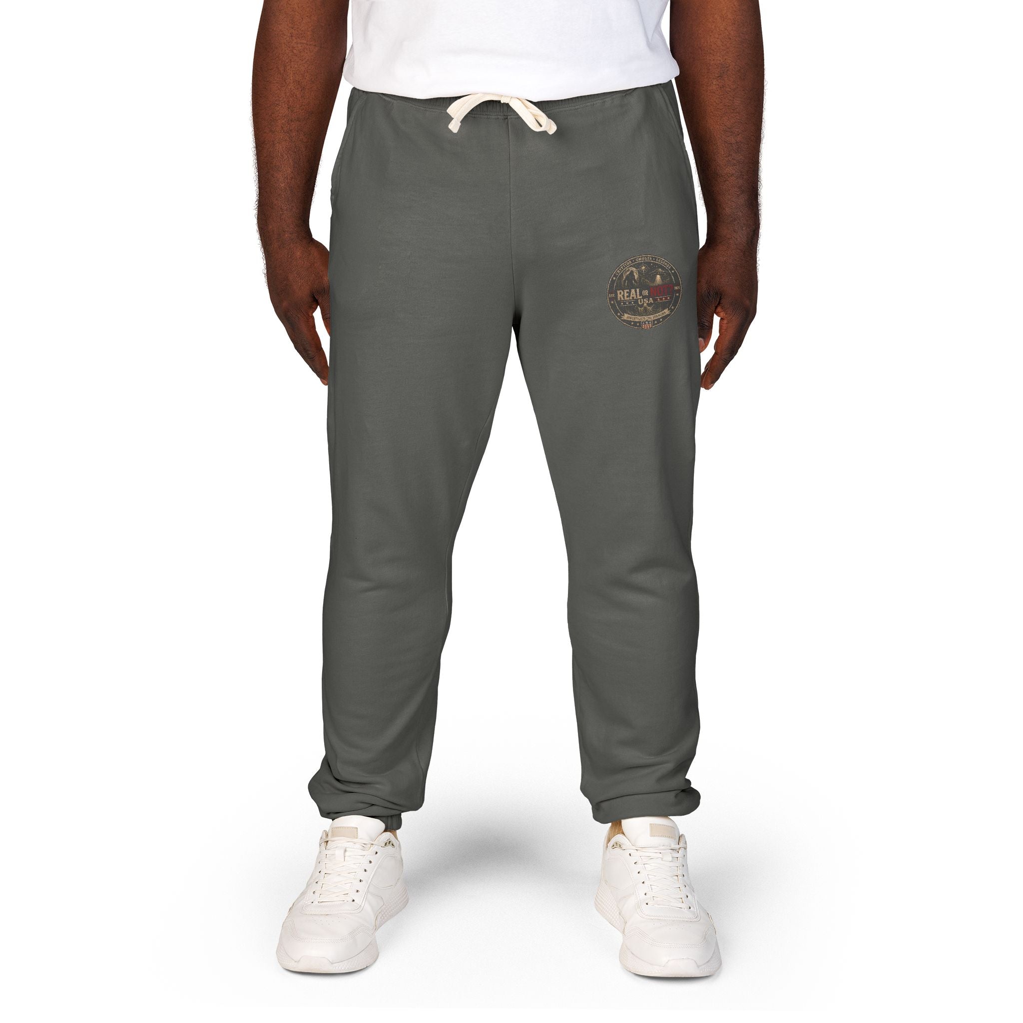 Real or Not? USA Fleece Joggers with Vintage Patch