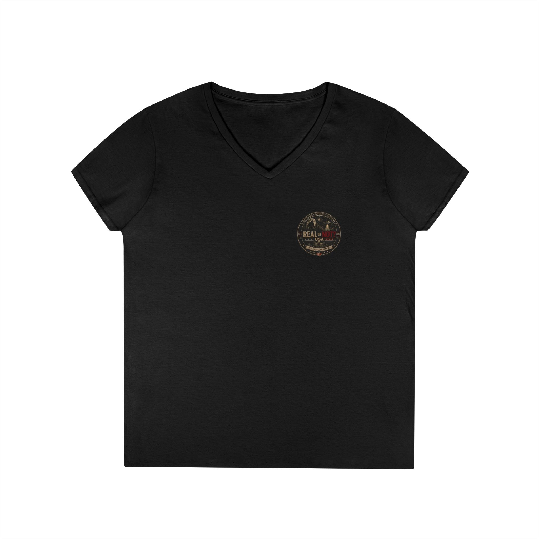 Real or Not? USA Women's V-Neck T-Shirt