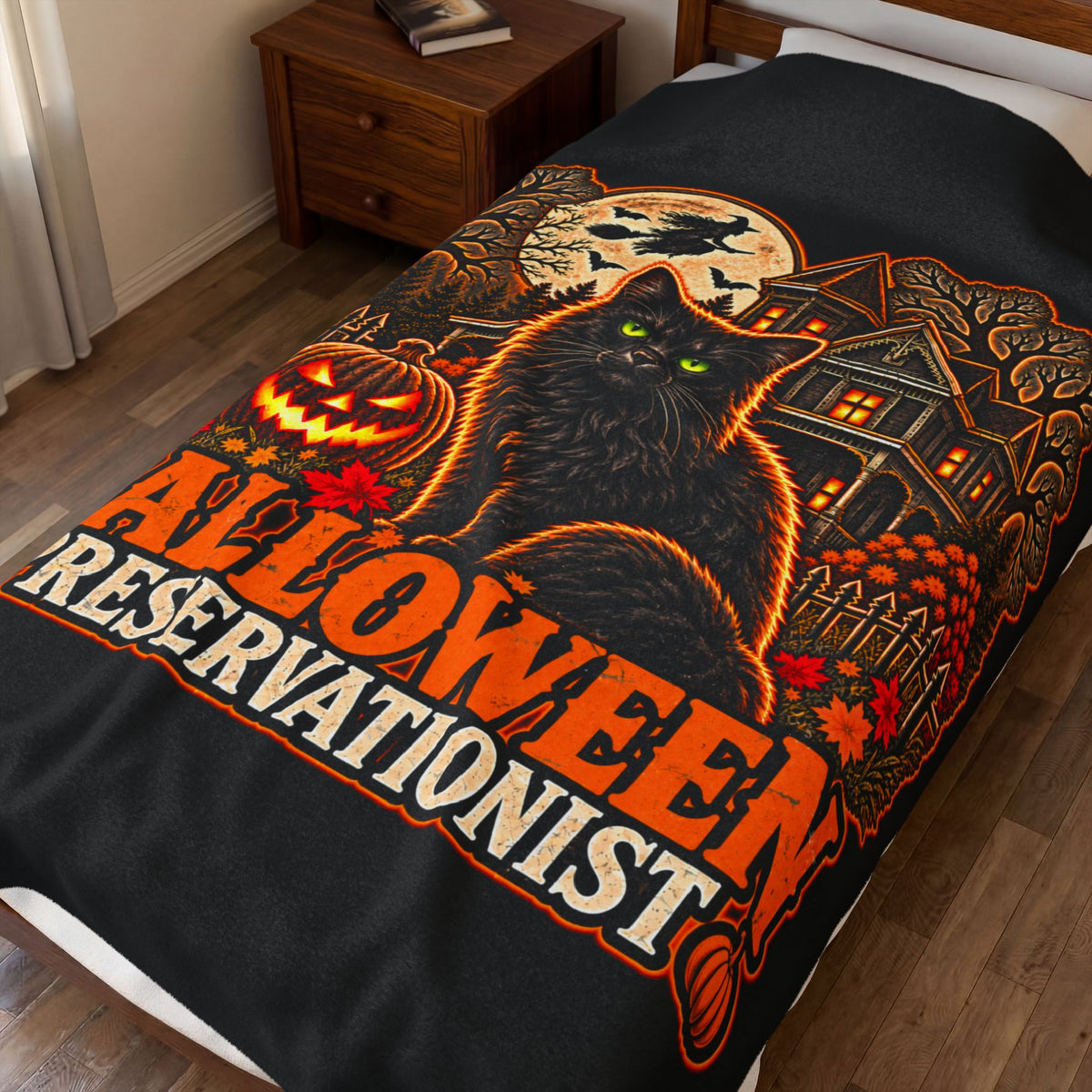 Halloween Preservationist v.2 Plush Blanket
