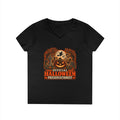 Halloween Preservationist v.1 Ladies V-Neck T-Shirt