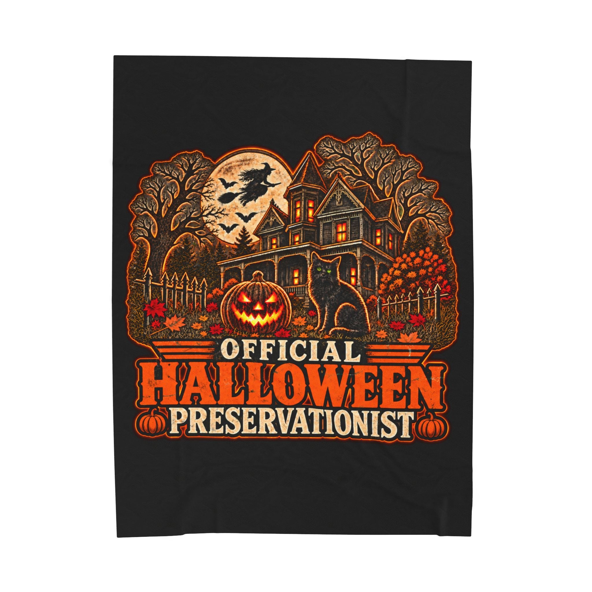 Halloween Preservationist v.2 Plush Blanket