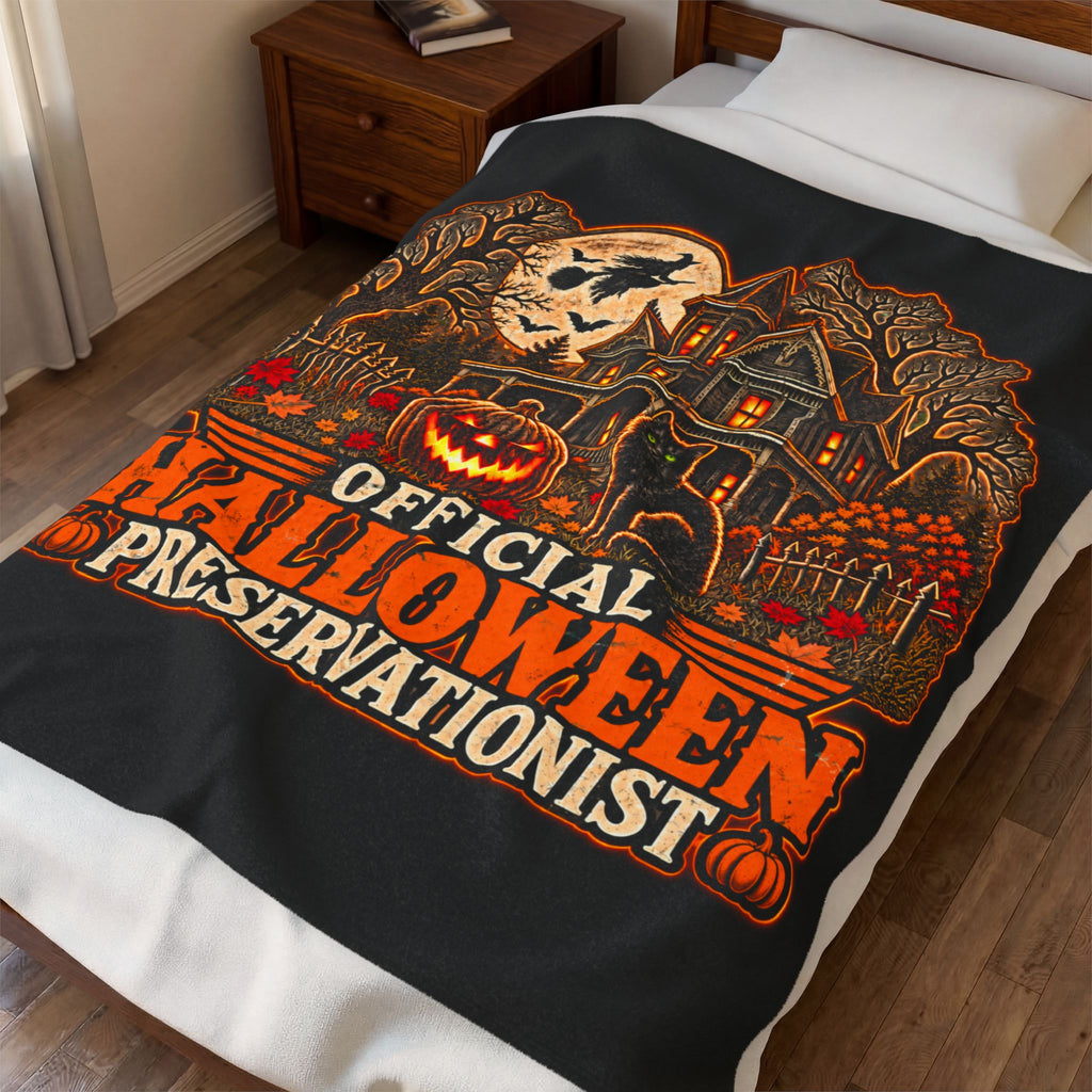 Halloween Preservationist v.2 Plush Blanket