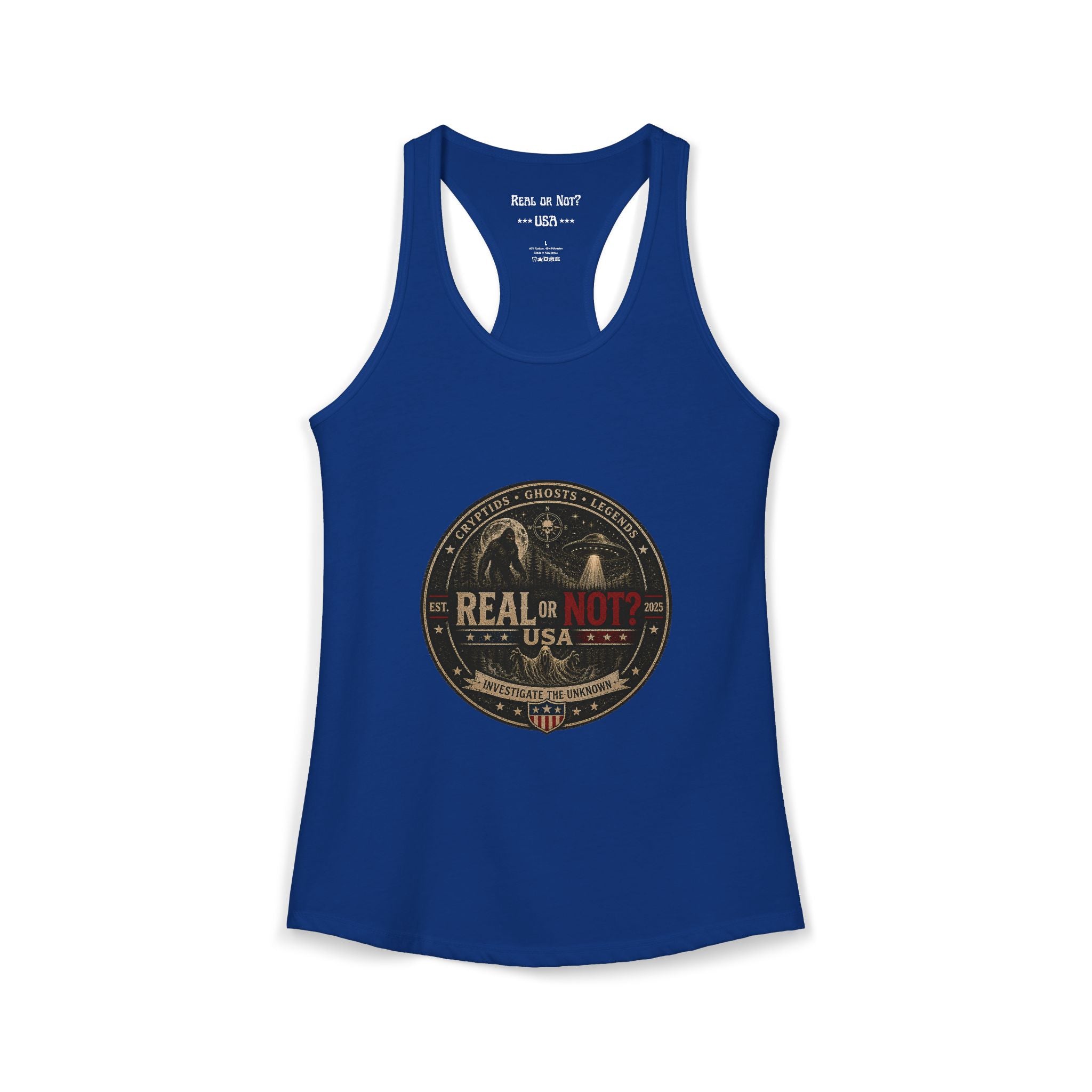 Real or Not? USA Women's Racerback Tank