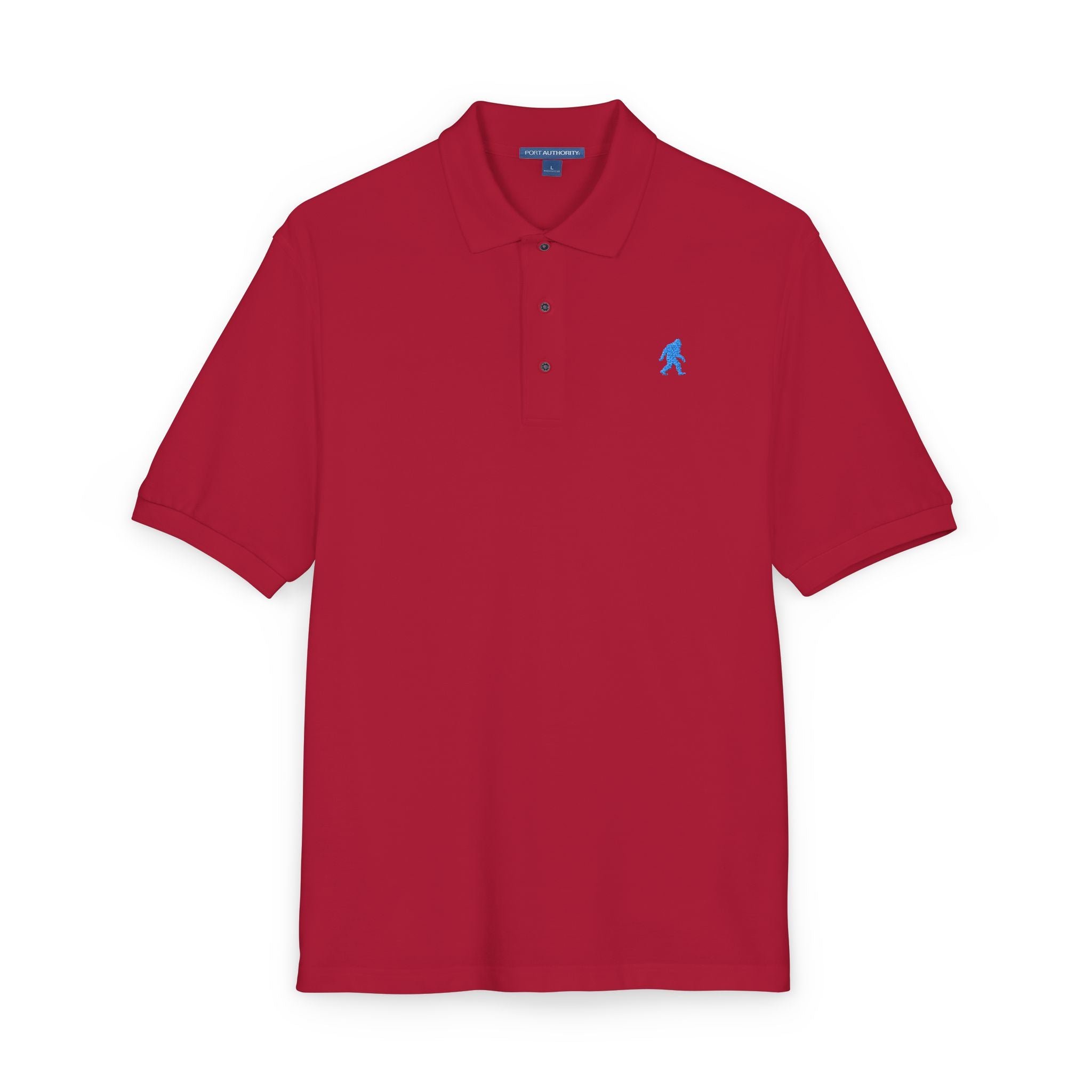 Bigfoot Polo Blue Silhouette