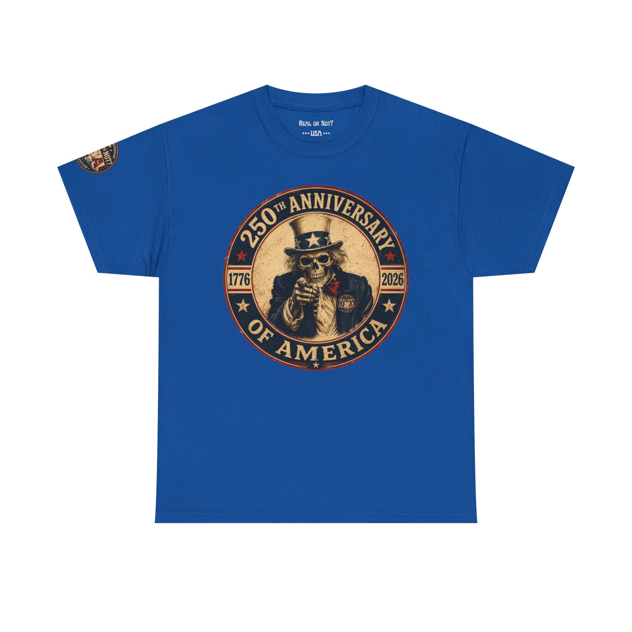 Limited Edition: Uncle Sam Skull 250th Anniversary of America T-Shirt