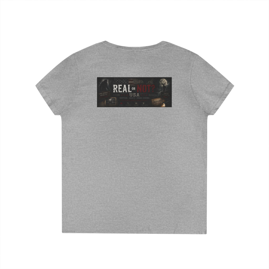 Real or Not? USA Women's V-Neck T-Shirt