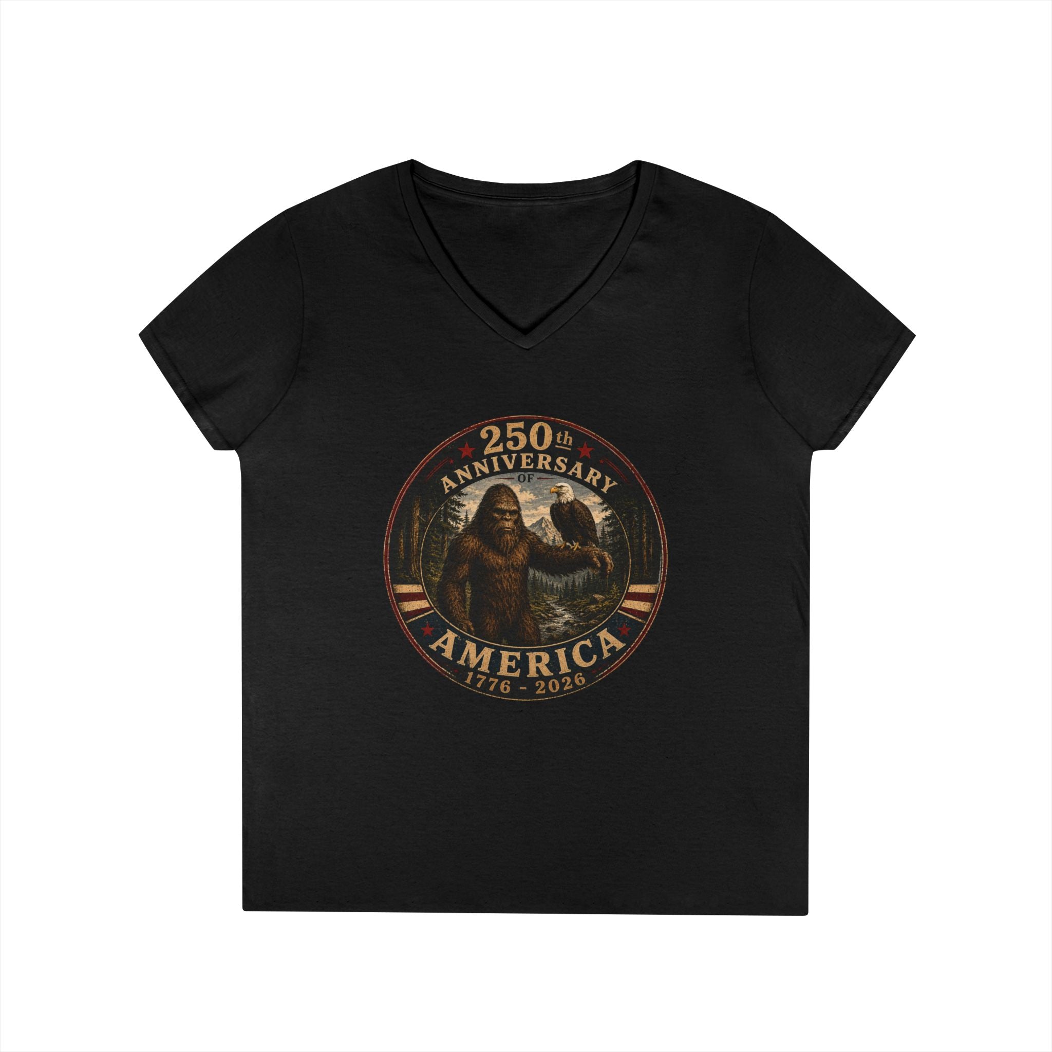 Limited Edition: 250th Anniversary America Ladies' V-Neck T-Shirt
